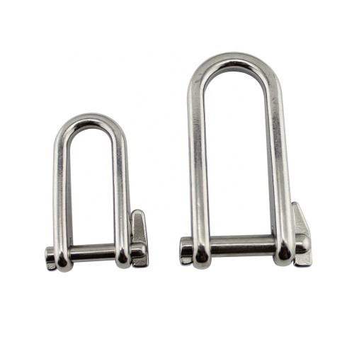 JIS Bow Shackle Stainless Steel High Polished with Safety Pin