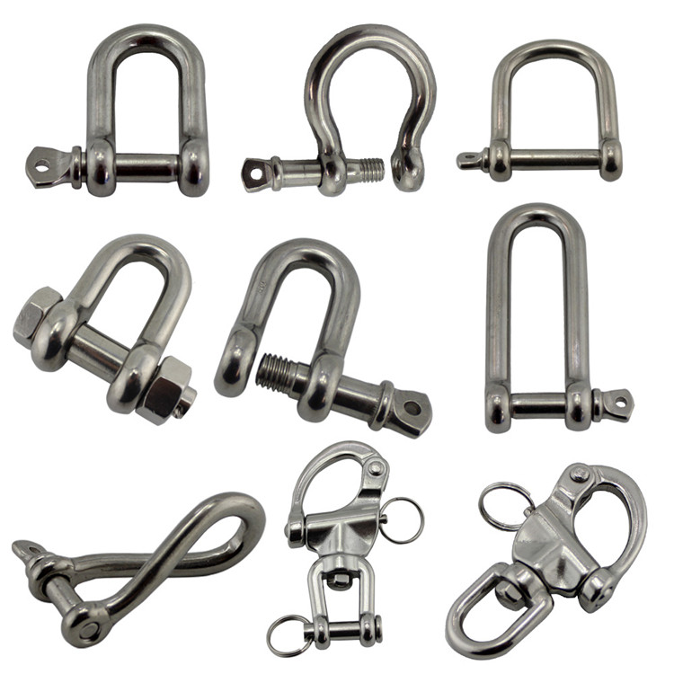 Terada Stainless Shackles SS316 High Polished for 8mm Cable with ISO9001 | Shackle Project Accessories