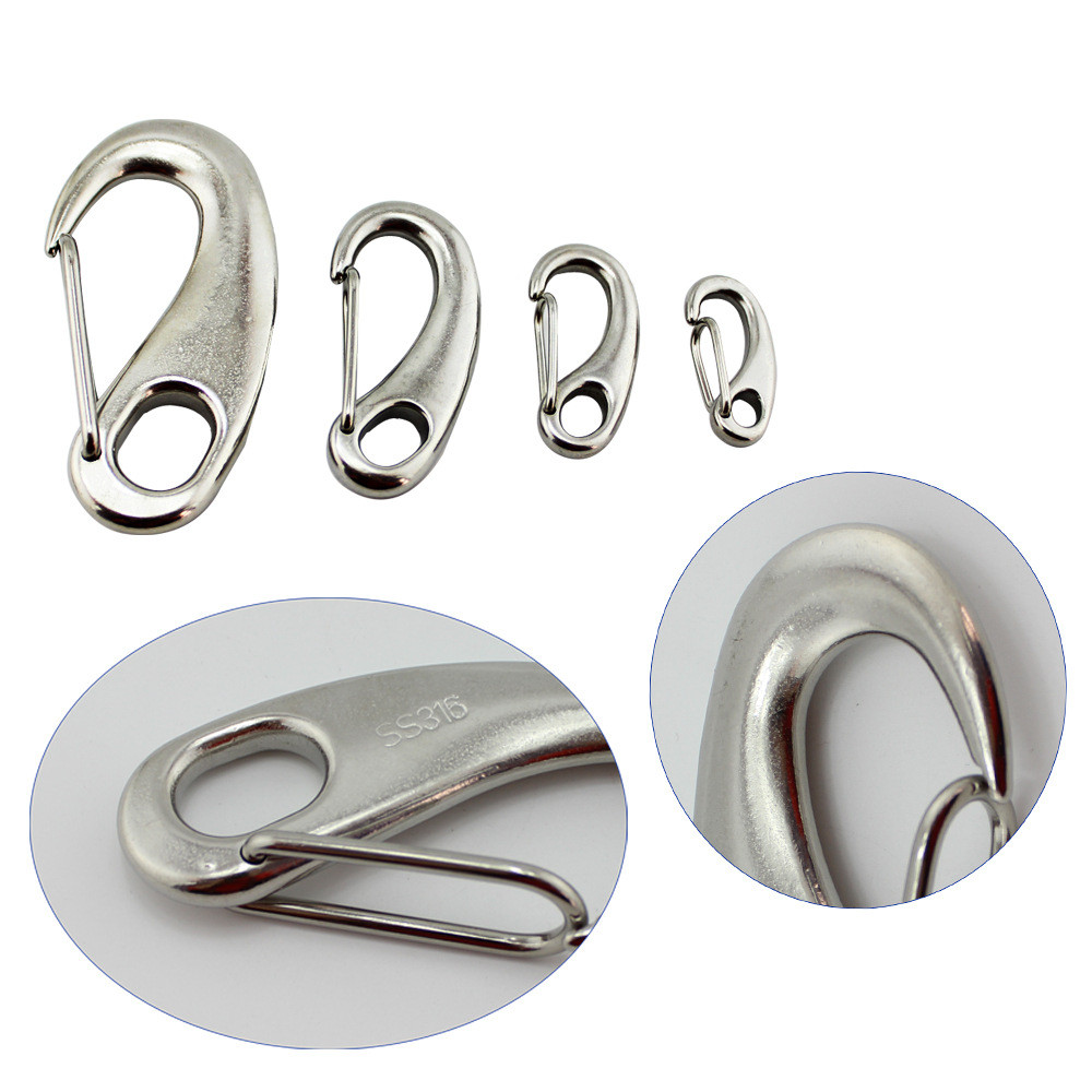 ,Terada Egg Shape Spring Hook AISI316 Stainless Steel Material for Wire Rope Project Accessories | China Factory Price