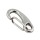 Sing Head Hook SS316 Elliptical Ring for Dog Rope