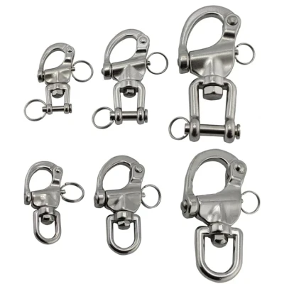 Swivel Snap Shackle Marine Grade 316 for Wire Rope