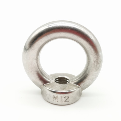 Welded Eye Bolt DIN580 Long Thread with Nut Stainless Steel 304