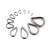US Type 1/8 Wire Rope Thimble Clamp G414 Stainless Steel 316