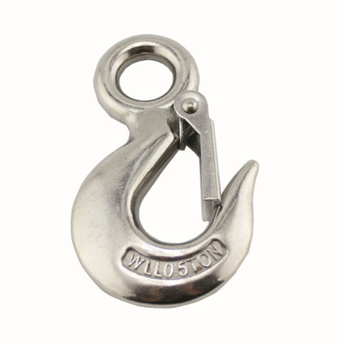 Stainless Steel Jaw Swivel Crane Hook for Link Chain