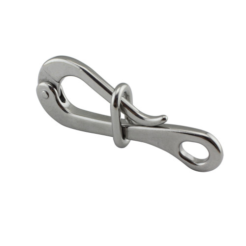 Stainless Steel Eye Swivel Crane Hook for Wire Rope