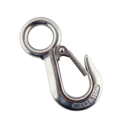 Stainless Steel Jaw Swivel Crane Hook for Link Chain