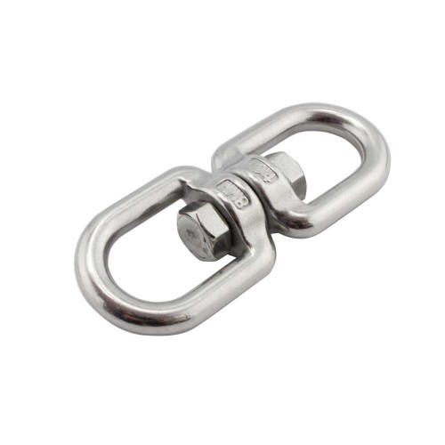 Stainless Steel Eye Eye Double Ring Swivels for Wire Rope