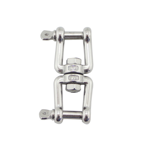 Stainless Steel Eye Eye Double Ring Swivels for Wire Rope