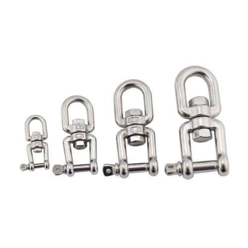Stainless Steel Eye Eye Double Ring Swivels for Wire Rope