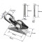 Stainless Steel Ceiling Anchor Plate Mount Aerial Yoga Fittings Crossfit Olympic Gymnastics Rings Accessories