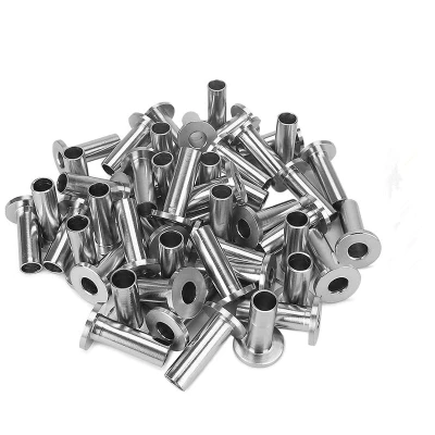 T316 Stainless Steel Protector Sleeves For 1/8 inch Wire Rope Cable Railing for DIY Balustrade