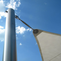 What tensile structure hardware do you want set up a shade structure?