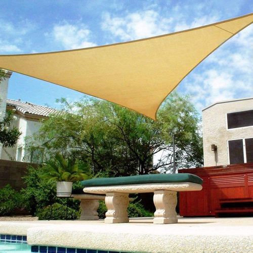 HDPE Triangle Sun Shade Sail shade sail patio for Patio UV Block and Outdoor