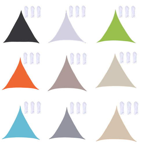 Waterproof Shade Sail UV Block Fabric Triangle Type for Garden and Beach Customized Sizes Available