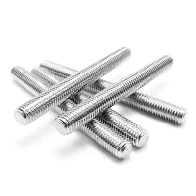 Double End Steel Threaded Stud Bolts Screws and Fully Threaded Rod Bar Studs A2 304 Stainless Steel