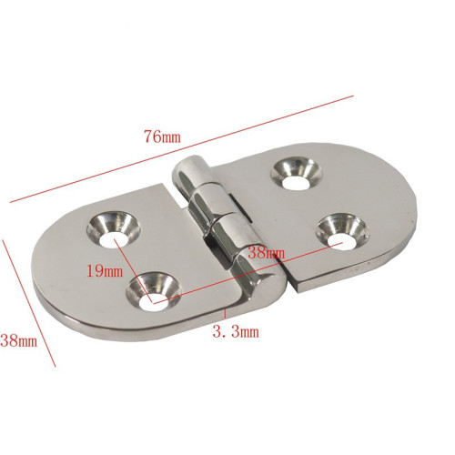 Mirror Polished Door Hinges Marine Grade CAST Solid 316 Stainless Steel Heavy Duty Boat Hinge 76MM x 38MM