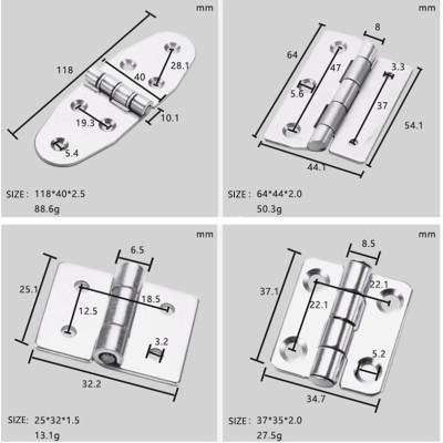 Stainless Door Hinges Commercial and Residential 3