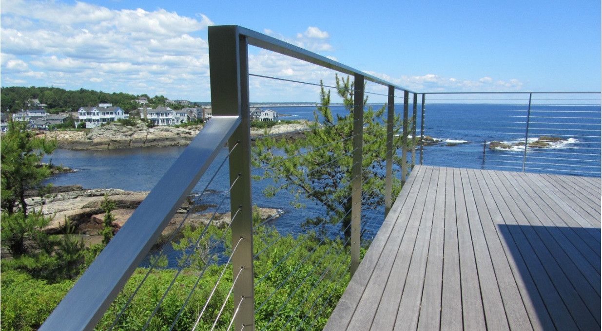 Deck cable railings