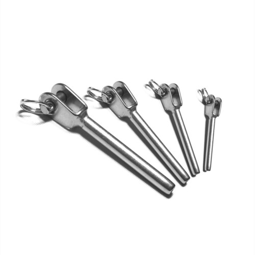 Fork Terminals Fit 1/8" Stainless Steel Wire Rope Cable Deck Railing T316 Stainless Steel