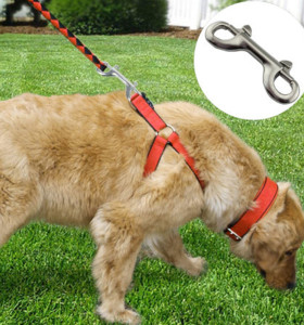 Stainless Steel Dog Leash Snap Hooks Elliptical Single Head For Dog Leash Nylon Cable | Swivel Snap Hook China Factory Wholesale Price