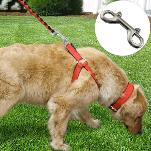 Stainless Steel Dog Leash Snap Hooks Elliptical Single Head For Dog Leash Nylon Cable | Swivel Snap Hook China Factory Wholesale Price