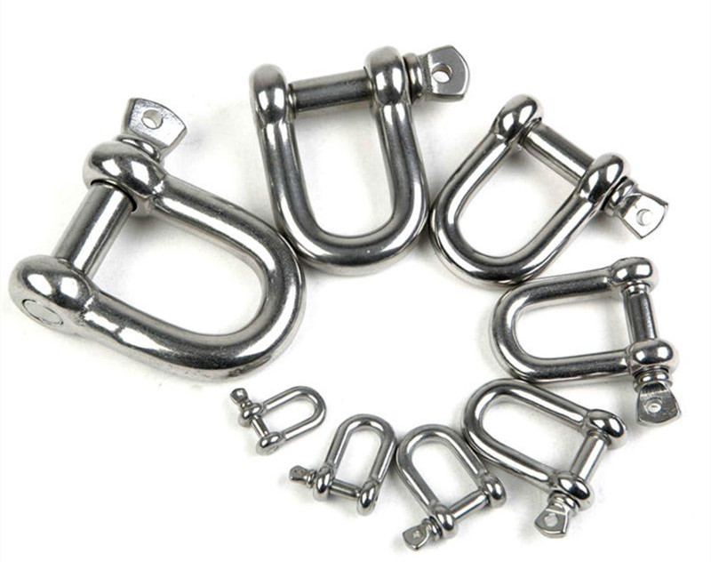 Wire rope shackle use range and scrapping standard.
