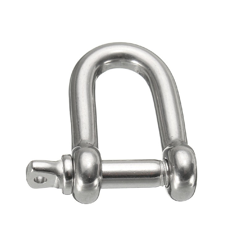 Stainless d Shackle Heavy Duty 1/2 Size with Safety Pin Shackles 