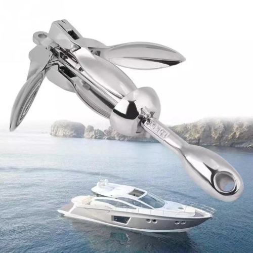 1.5 KG/0.7KG Docking Hardware Boat Folding Grapnel Anchor For Boat Marine Yacht 316 Stainless Steel Durable