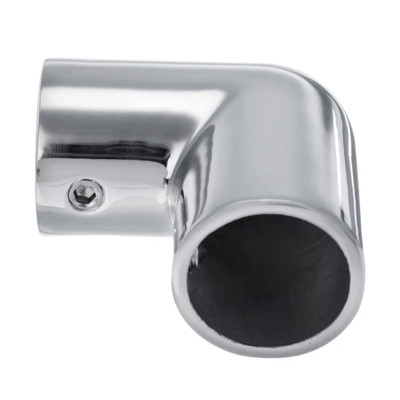 Marine Stainless Steel Pipe Connector-Way Boat Hand Rail Fitting Yacht Hand Pipe 90 Degree Elbow Heavy Dudy