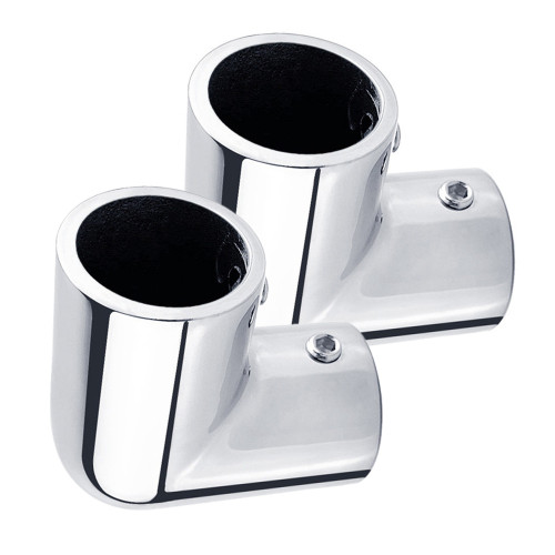 Marine Stainless Steel Pipe Connector-Way Boat Hand Rail Fitting Yacht Hand Pipe 90 Degree Elbow Heavy Dudy