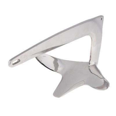 Marine Grade 316 Stainless Steel Boat Anchor Claw Bruce Anchor for Fixed Dinghy Yacht