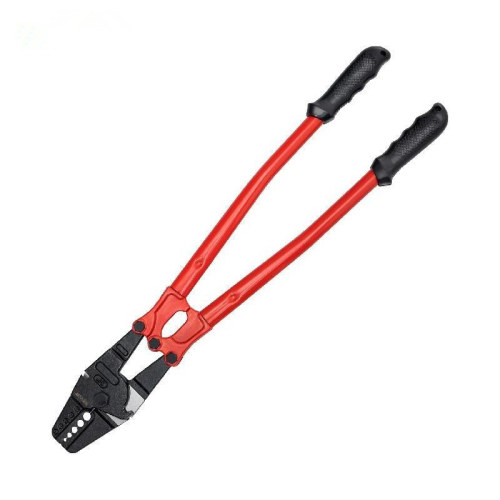 Wire Rope Swager Crimper Tool Insulated Handle Aluminum Copper Cable Sleeves cable railings kit Cutter Crimping Pliers 24/30Inch