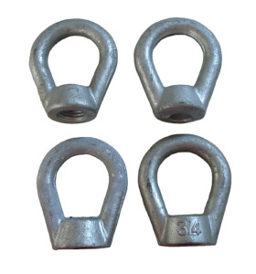 Hot Dipped Galvanized Forged 45#steel High quality Oval Eye Nut for Pole Line Hardware or constructure