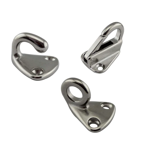 Closed Eye Fender /Marine Fending Hook With Closed Spring Clip /Pad Eye Fender Hook Fender Hook