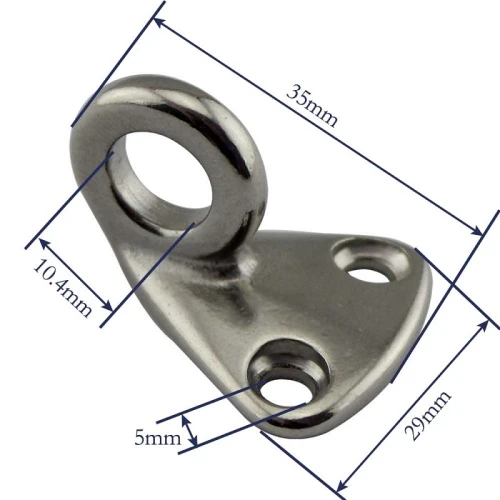 Closed Eye Fender /Marine Fending Hook With Closed Spring Clip /Pad Eye Fender Hook Fender Hook