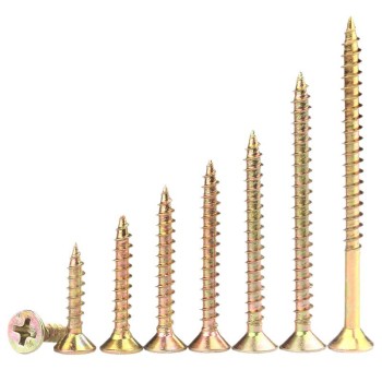 Custom High-Strength Fiberboard Nails Electroplated with Yellow Zinc - Ideal for OEM, ODM, and Wholesale Distributors in the Building Hardware Industry