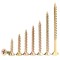 Custom High-Strength Fiberboard Nails Electroplated with Yellow Zinc - Ideal for OEM, ODM, and Wholesale Distributors in the Building Hardware Industry