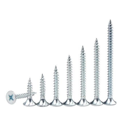 High-strength fiberboard nails electroplated with yellow zinc