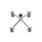 Heavy Duty Type Four Arms Glass Spider Hardware Fittings Stainless Steel 304 Glass Spider Curtain Wall Spider Accessories