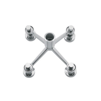 Heavy Duty Type Four Arms Glass Spider Hardware Fittings Stainless Steel 304 Glass Spider Curtain Wall Spider Accessories
