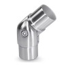 High Quality Stainless Steel Stair Railing Fittings SS 316 304 Mirror Finish Adjustable Tube Connector for Glass Balustrades