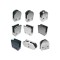 Stainless Steel Square Balcony Glass Clamp for Railings Bolt Type Clamps