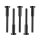 1/8" Black Cable Railing Stud Connector | 304 Stainless Steel Swage Stud Fitting