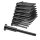 1/8" Black Cable Railing Stud Connector | 304 Stainless Steel Swage Stud Fitting