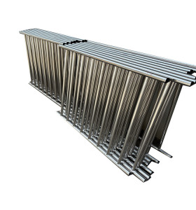 SS304 Outdoor Tempered Glass Railing Post - Durable Stainless Steel Balustrade Fitting