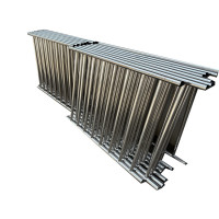 SS304 Outdoor Tempered Glass Railing Post - Durable Stainless Steel Balustrade Fitting