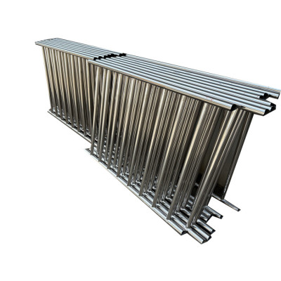 SS304 Outdoor Tempered Glass Railing Post - Durable Stainless Steel Balustrade Fitting