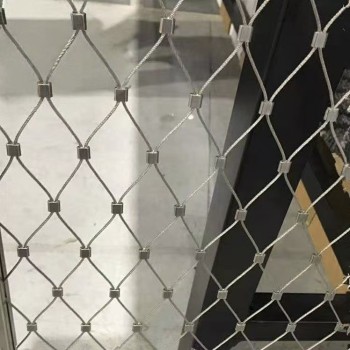 High-Strength 304/316 Stainless Steel Safety Nets - Anti-Fall Cable Mesh Fencing