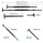 Heavy-Duty Black Jaw Swage Toggle | Adjustable Marine Rigging Hardware