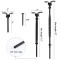 T316 Stainless Steel DIY Cable Railing Kit w/ 180° Adjustable Fittings for Wood Posts